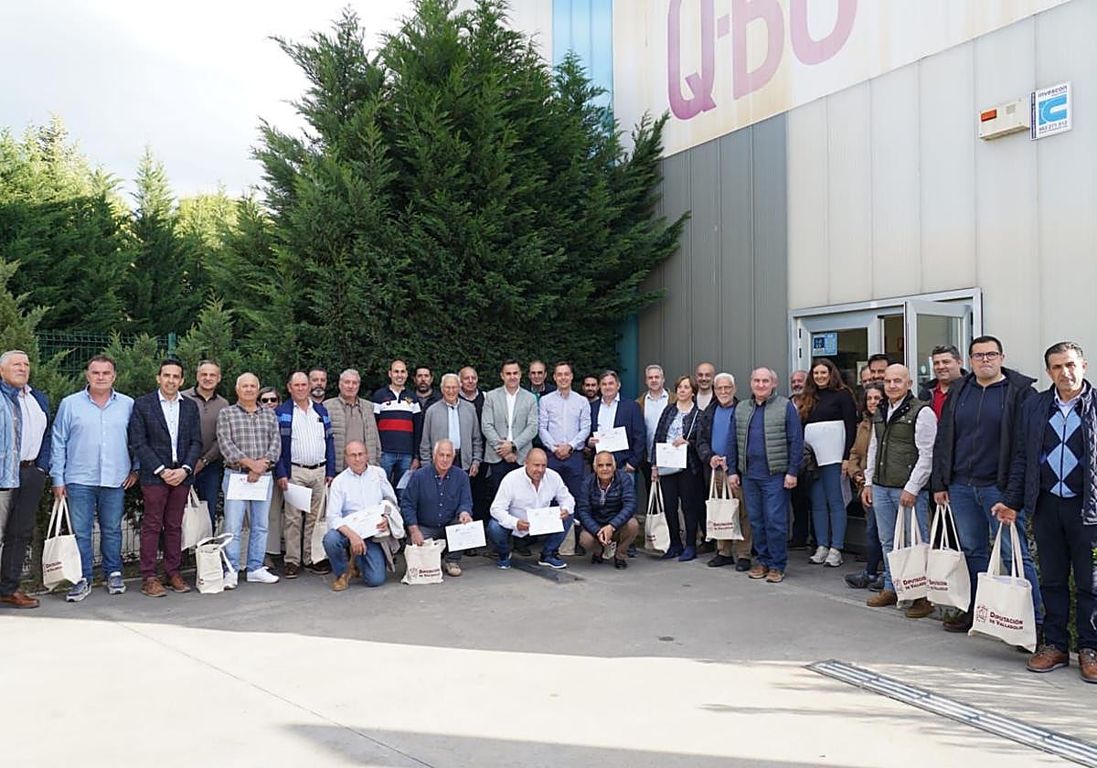 Acto para reconocer a los agricultores por sus buenas prácticas medioambientales, este lunes.