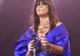 Vanesa Martín, en uno de sus conciertos.