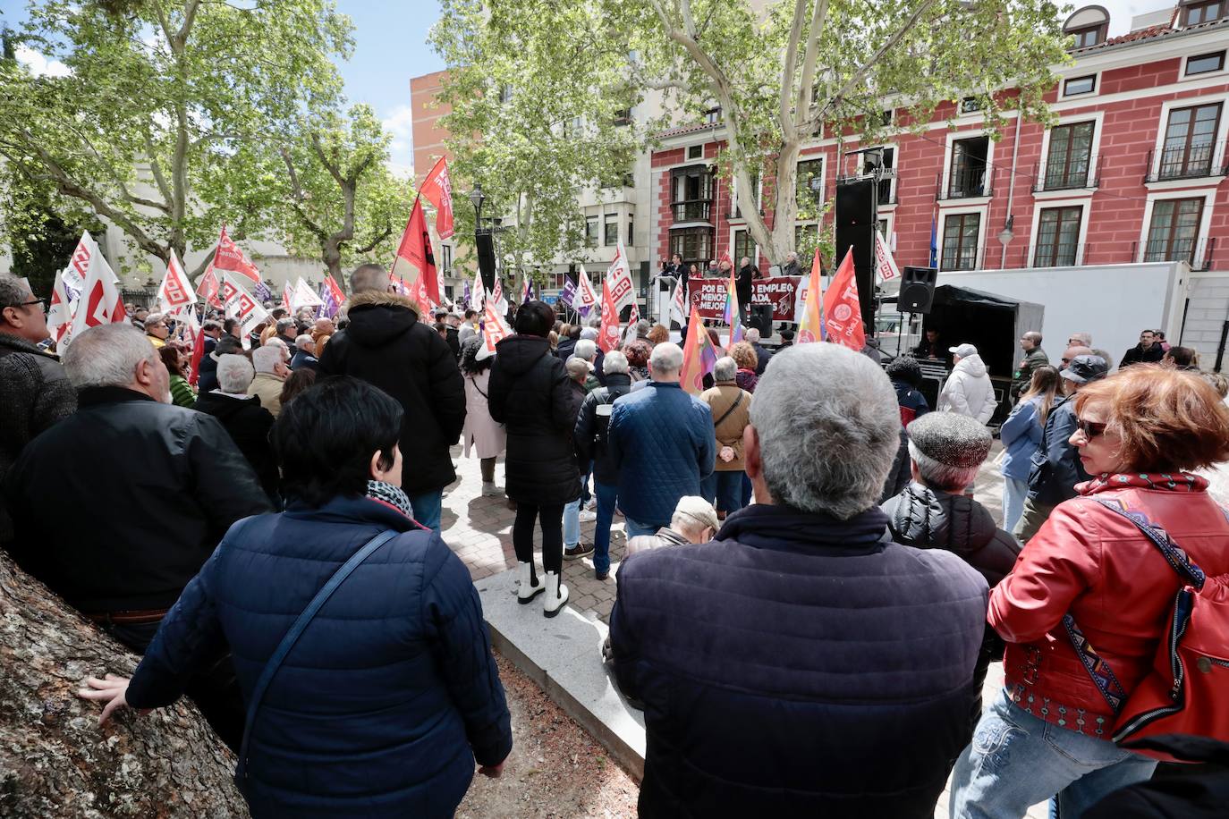 La celebración del Primero de Mayo en Valladolid, en imágenes