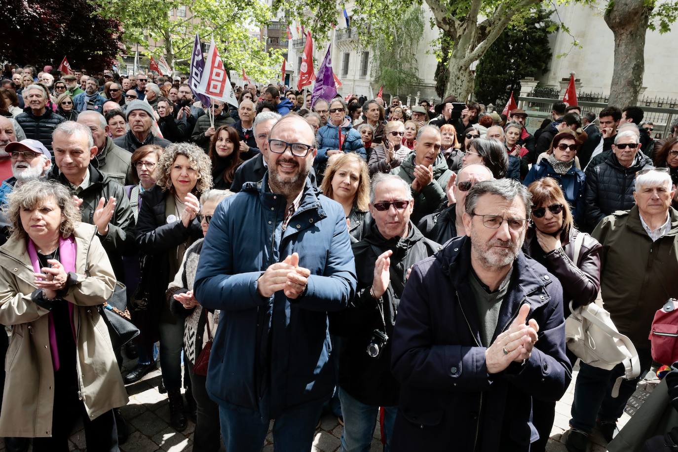 La celebración del Primero de Mayo en Valladolid, en imágenes