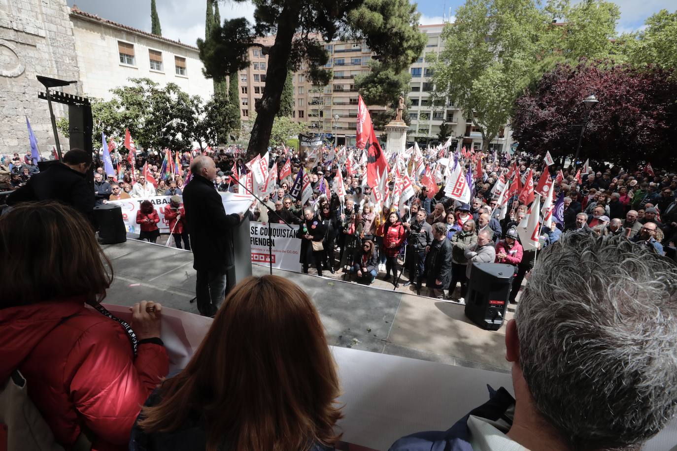 La celebración del Primero de Mayo en Valladolid, en imágenes