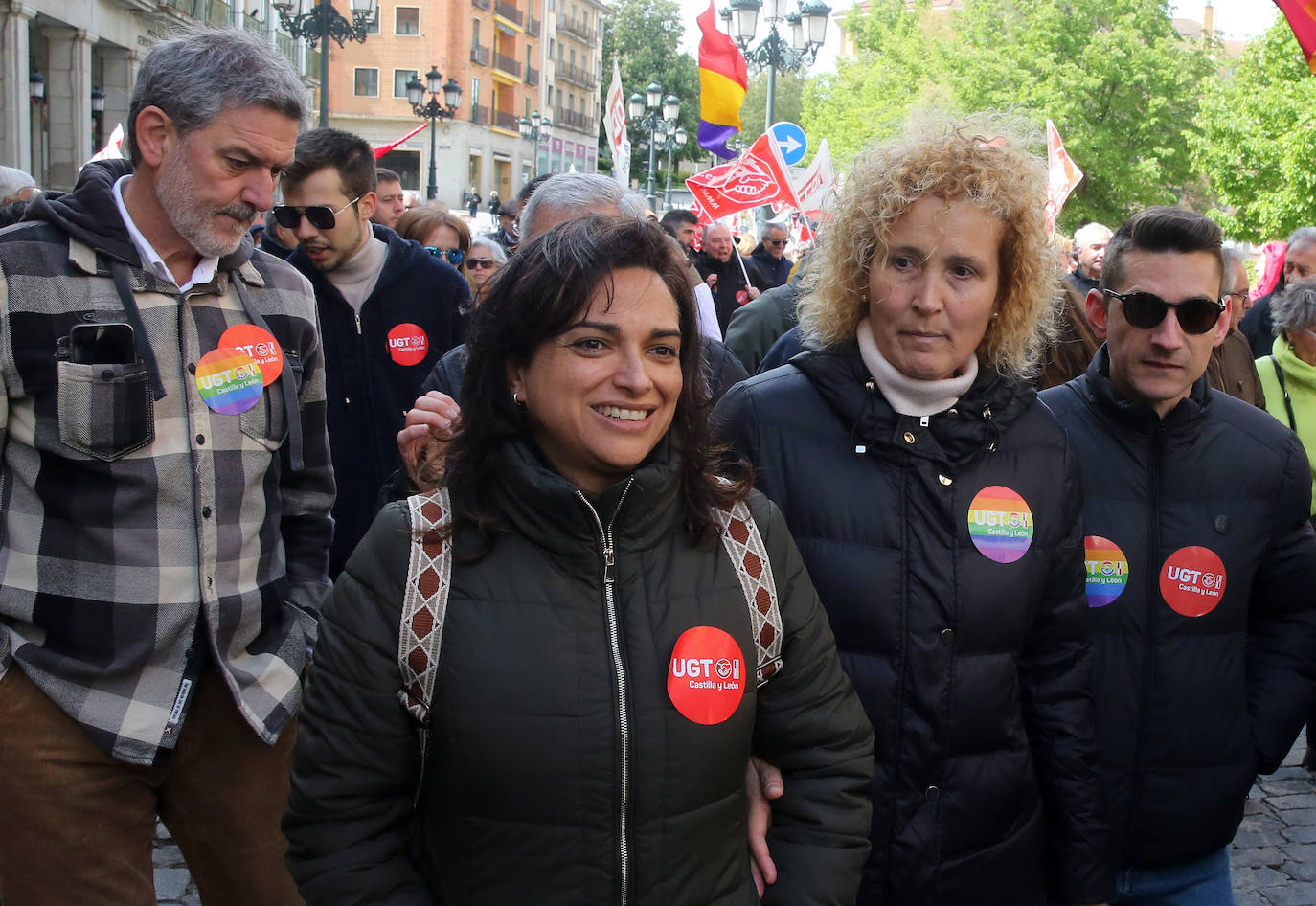 Fotografías de la manifestación del 1 de mayo en Segovia