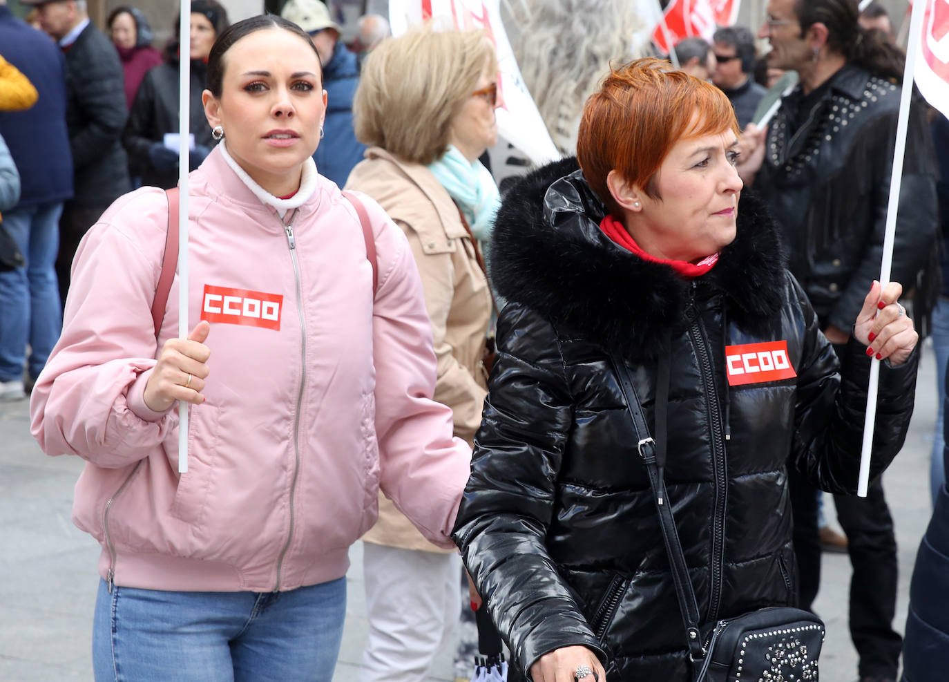 Fotografías de la manifestación del 1 de mayo en Segovia