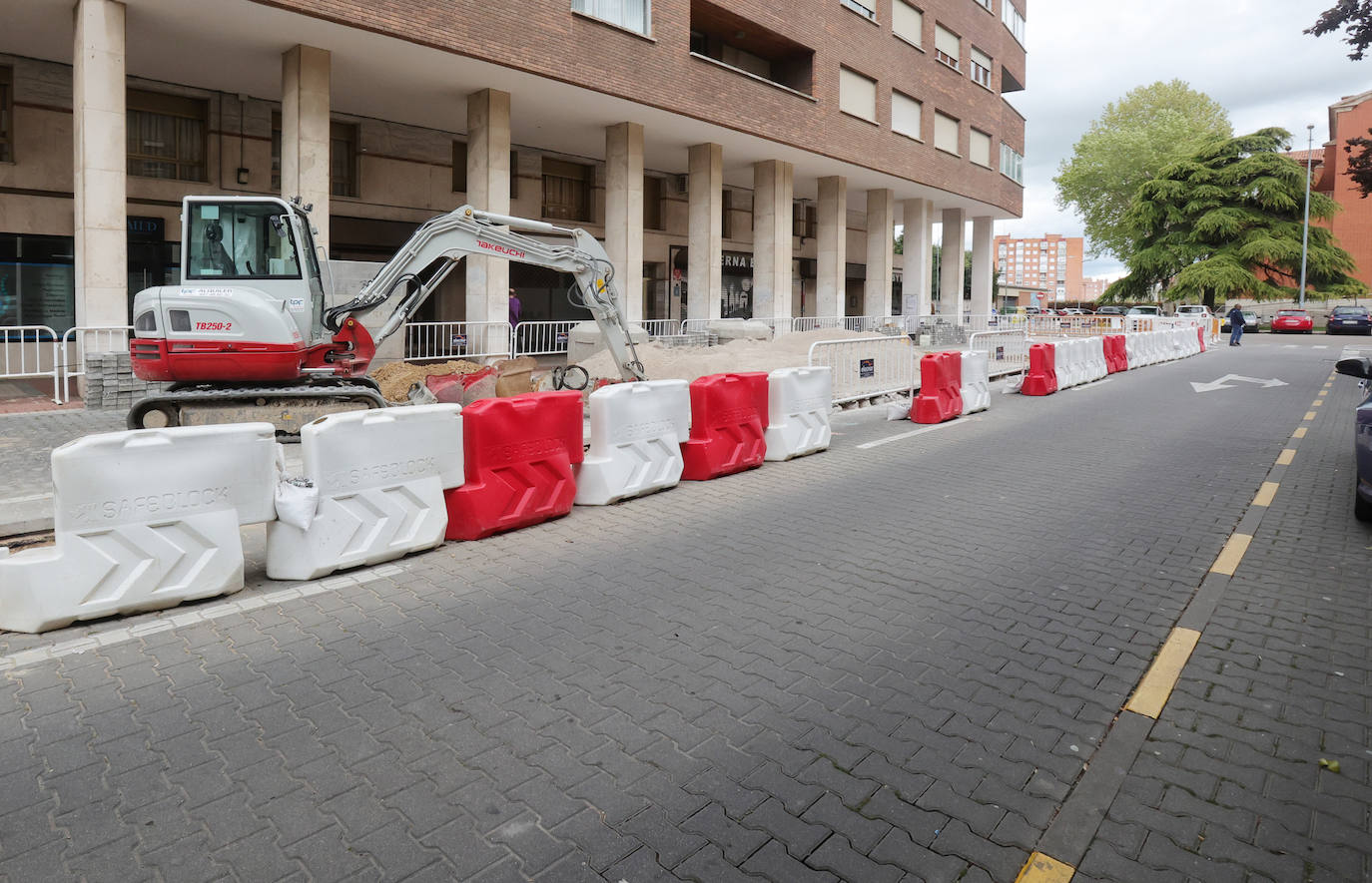 Así avanzan las obras de la red de calor en Palencia