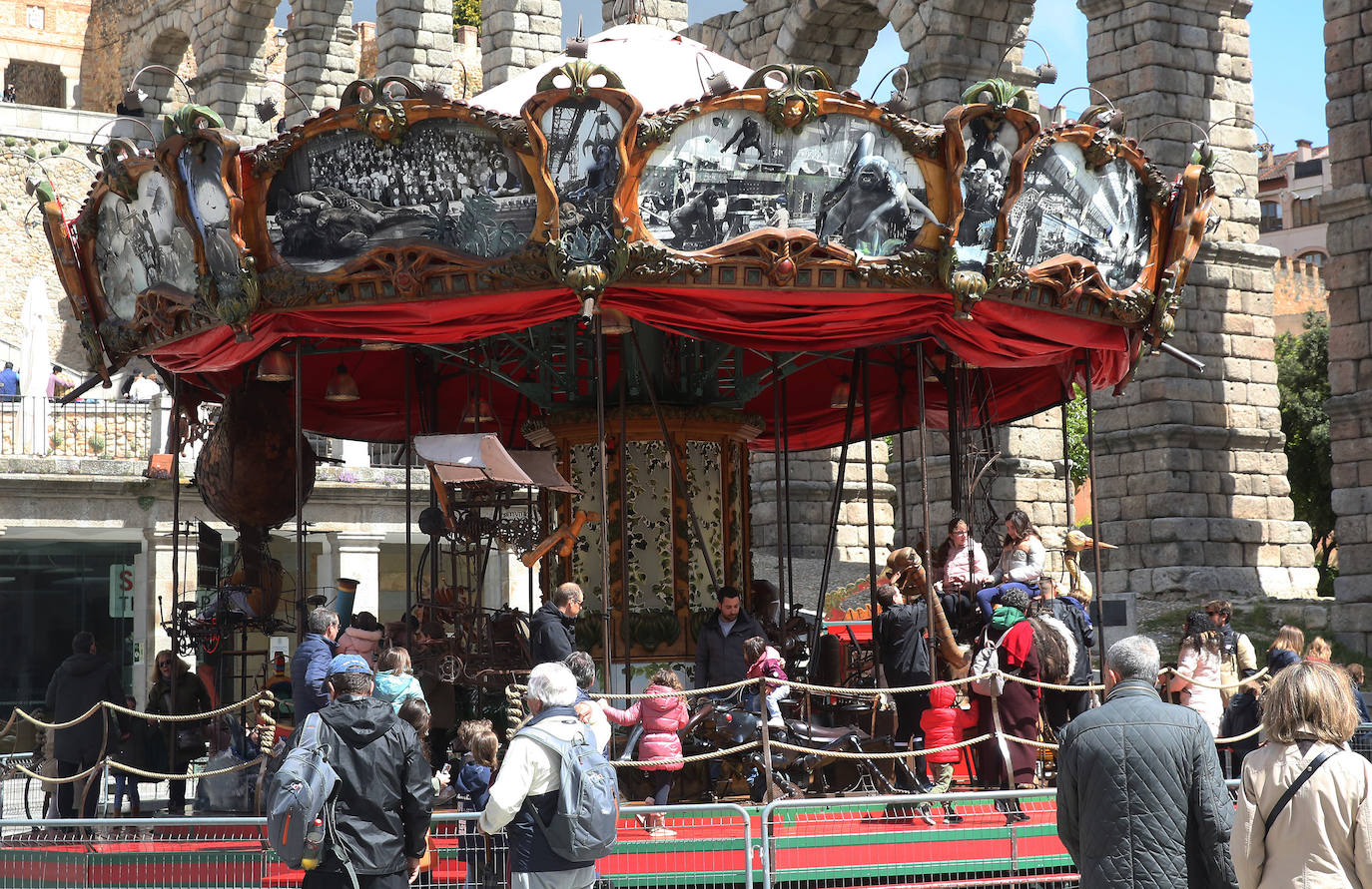 El mal tiempo frena la llegada de turistas a Segovia