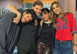 Rosanna Zanetti compartió una foto junto a su marido, Aitana y Sebastián Yatra.