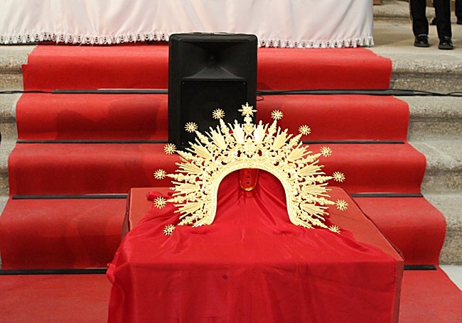 Nueva corona de la Virgen de la Alegría