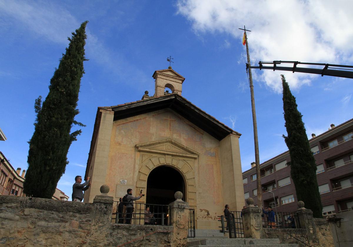 La subida del mayo en el Cristo del Mercado