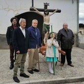 Una niña, primera mayordoma de la centenaria Cofradía de la Cruz de Valverde de Campos