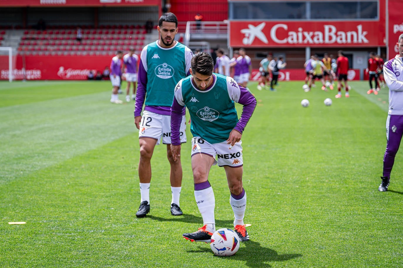 Imágenes del partido del Real Valladolid contra el Mirandés