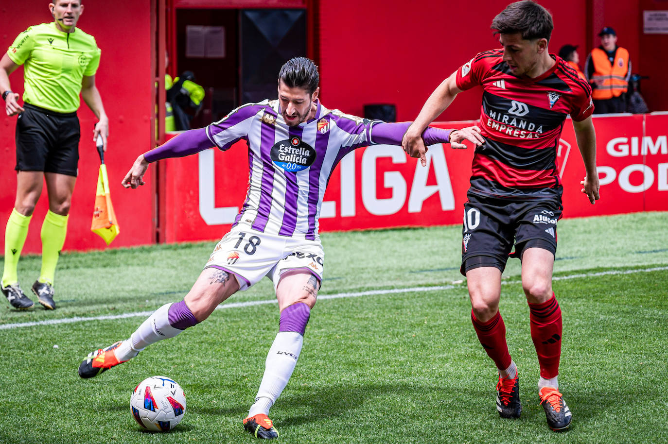 Imágenes del partido del Real Valladolid contra el Mirandés