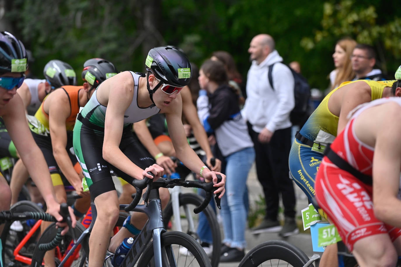 Las imágenes del triatlón de Valladolid