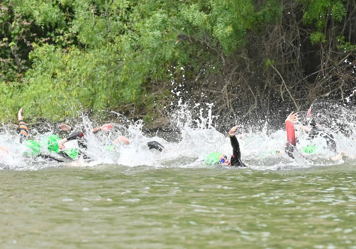 Las imágenes del triatlón de Valladolid