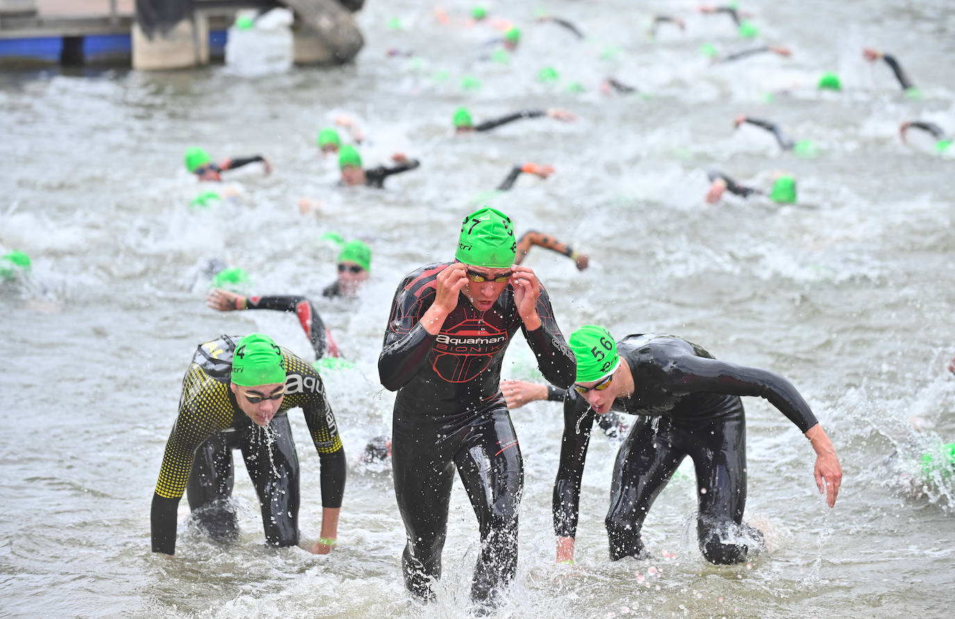 Las imágenes del triatlón de Valladolid