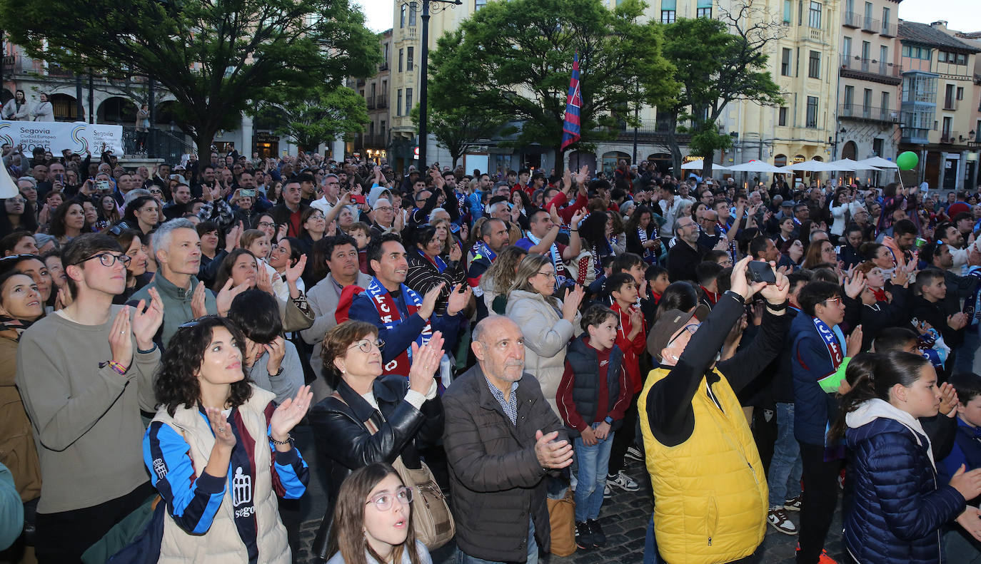 Las fotos de la celebración de la Segoviana en la Plaza Mayor