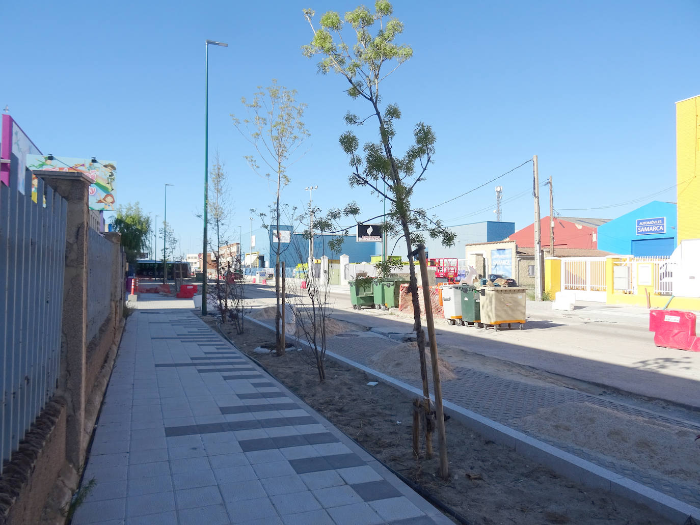 Las imágenes de las obras de la avenida de El Norte de Castilla