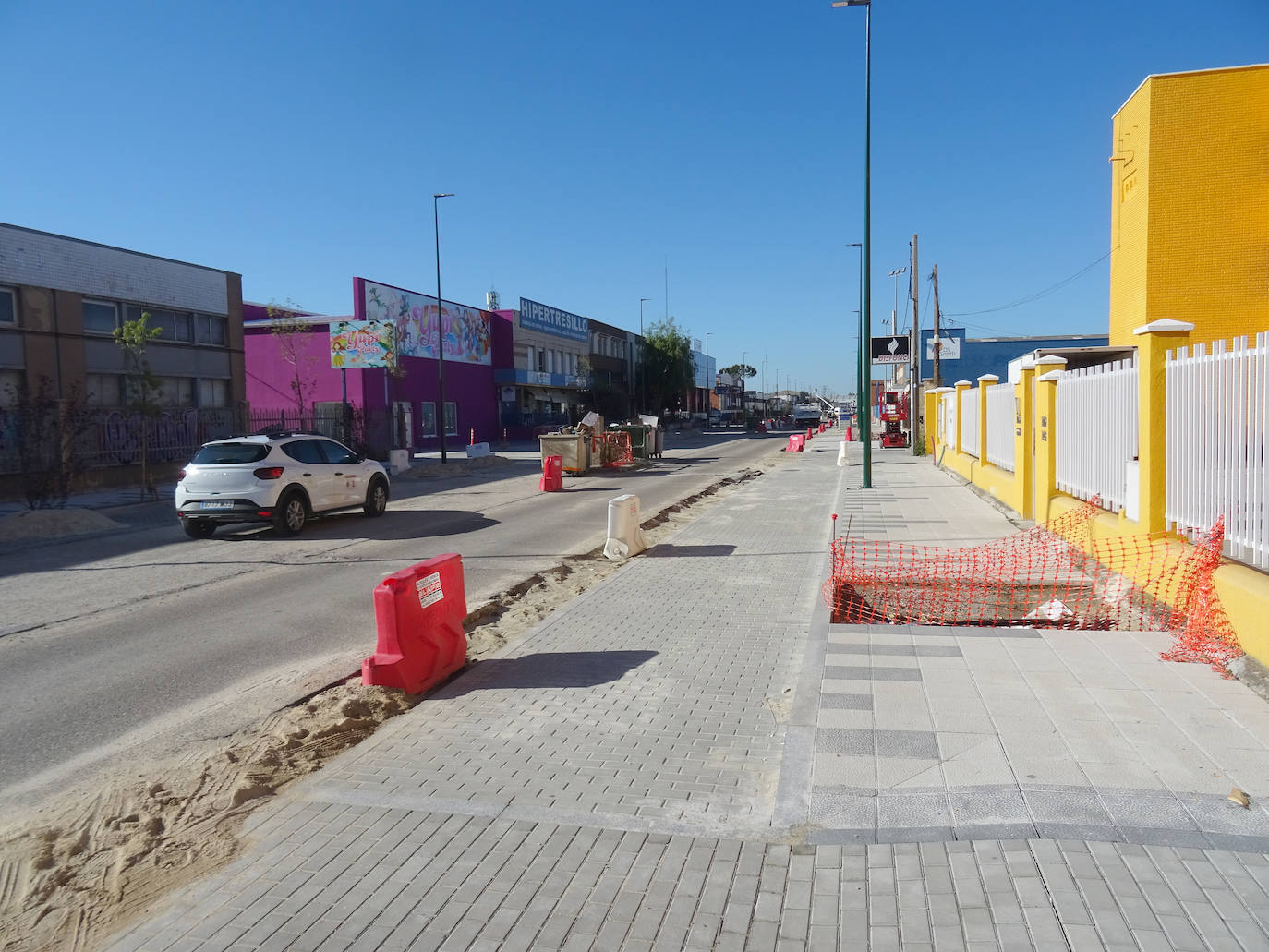 Las imágenes de las obras de la avenida de El Norte de Castilla