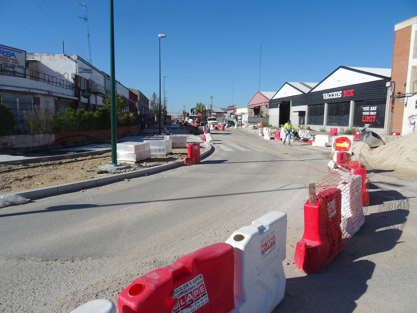 Las imágenes de las obras de la avenida de El Norte de Castilla