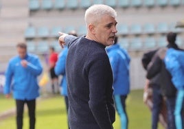 Javier Álvarez de los Mozos, técnico del Palencia CF.