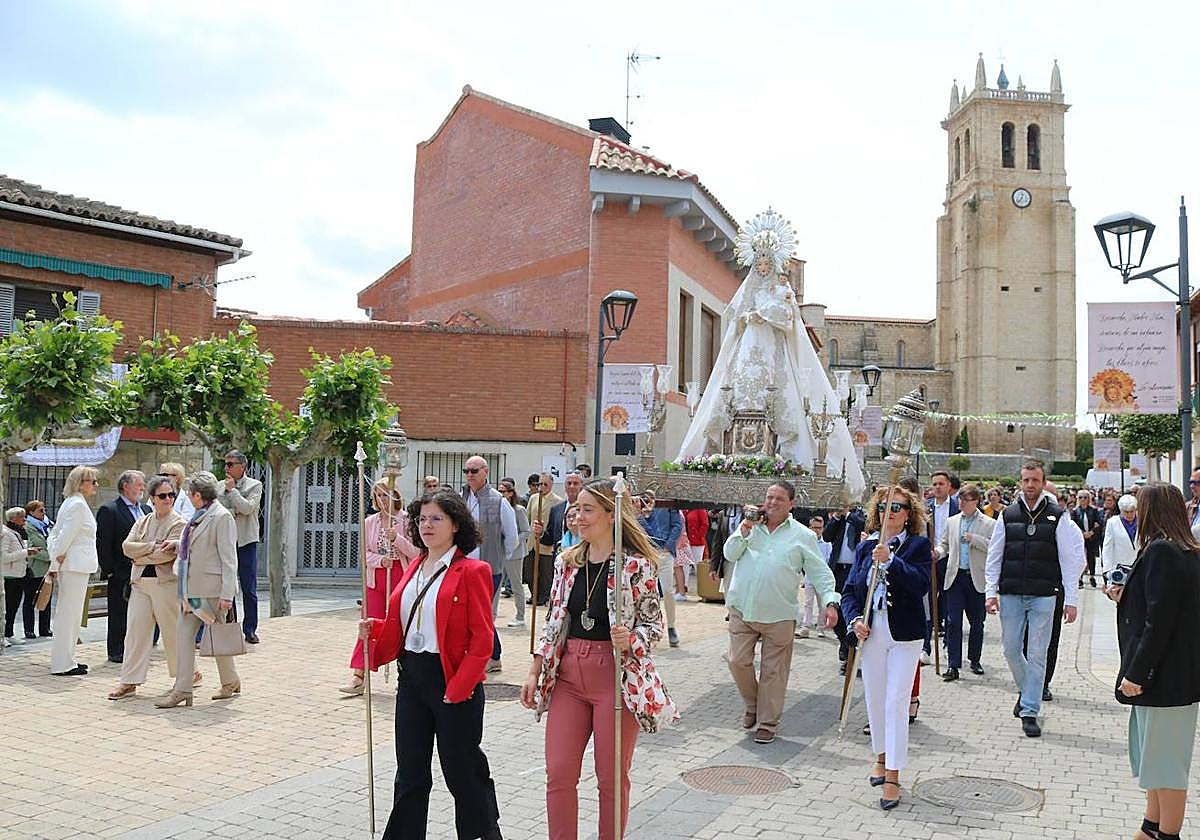 Los villamurielenses procesionarán a la Virgen del Milagro por las calles el próximo domingo.