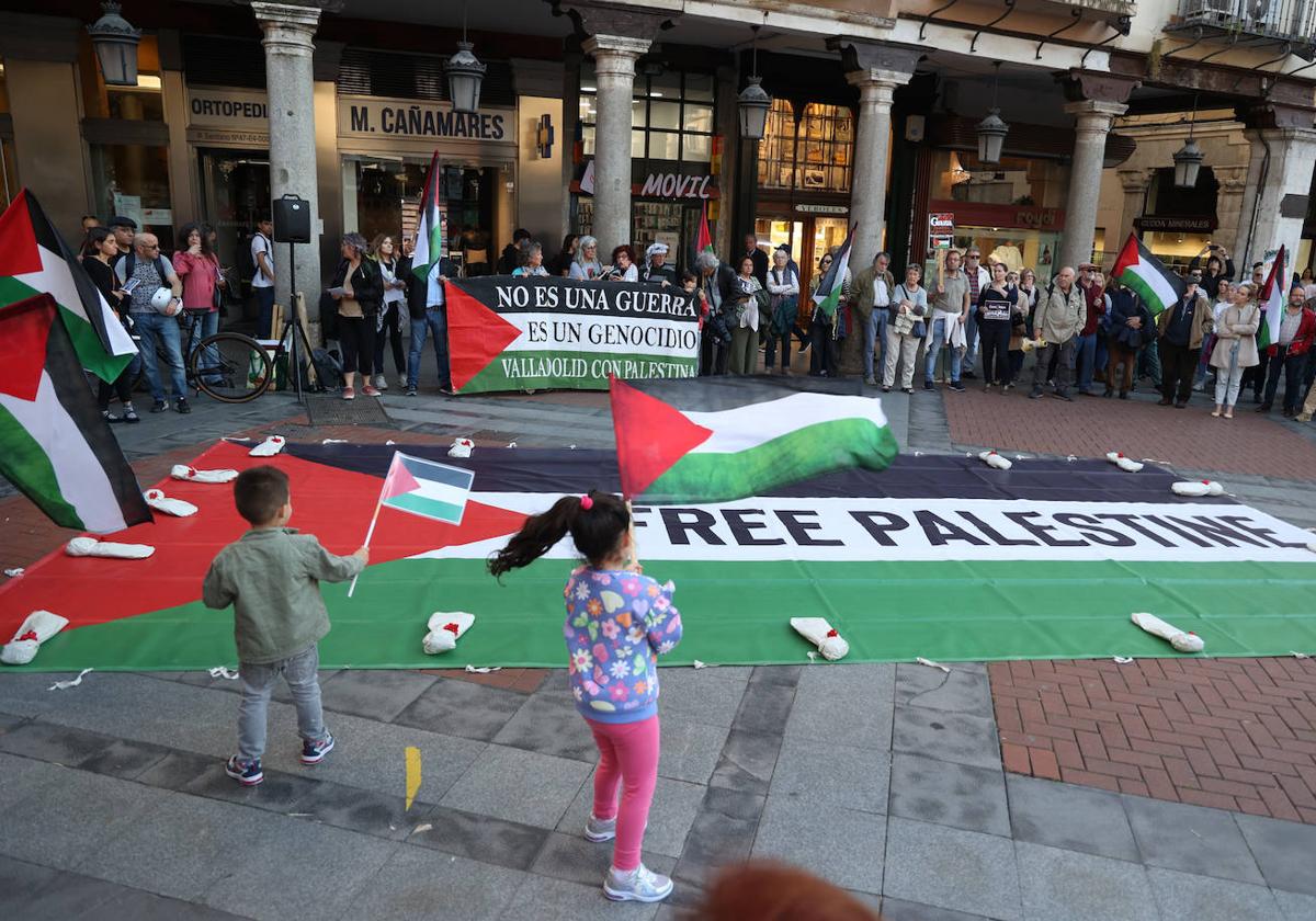 Concentración a favor de Palestina este miércoles en la plaza Fuente Dorada de Valladolid