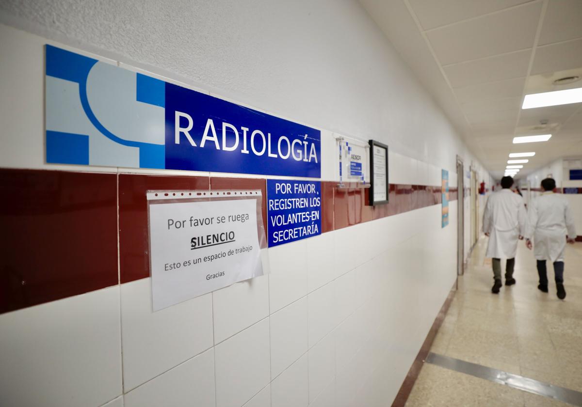 Servicio de Radiología del Hospital Clínico de Valladolid.