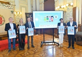 Presentación del concurso infantil de dibuto 'Tu kiosko siempre cerca'.