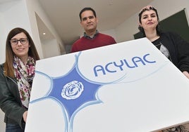 Miriam Aranda, Rubén Parra y Bea Hernandez, miembros de la junta directiva de Acylac.