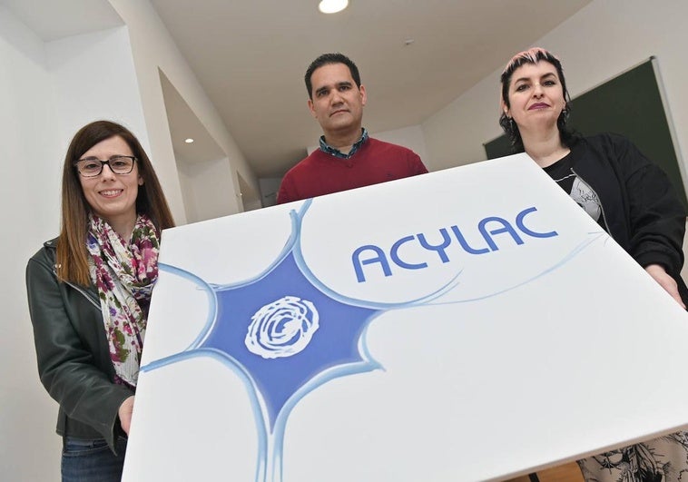 Miriam Aranda, Rubén Parra y Bea Hernandez, miembros de la junta directiva de Acylac.