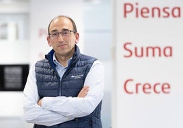 Javier Martín Clavo, director territorial de Banco Santander en Castilla y León.