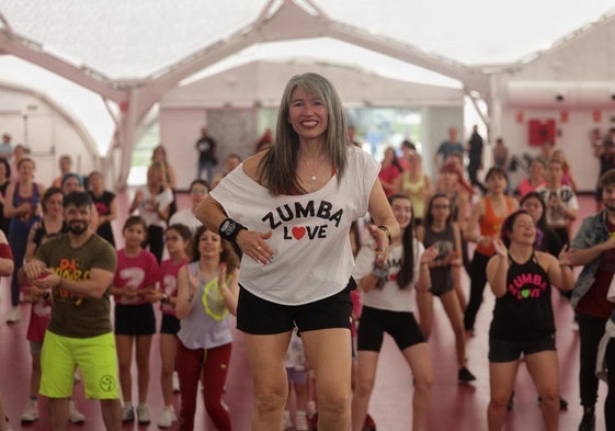 Zumba en la Cúpula del Milenio.