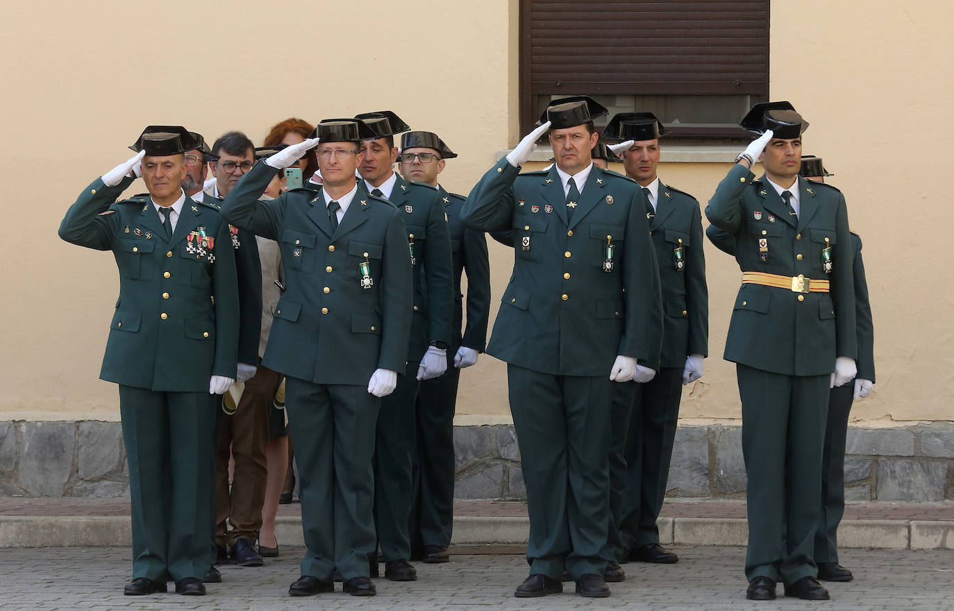 Fotografías del acto del 180 aniversario de la Guardia Civil