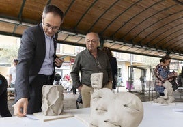 Concurso de pintura rápida y moldeado de cerámica en Valladolid