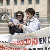 Los estudiantes de la Universidad de Valladolid no descartan secundar las acampadas de apoyo a Palestina