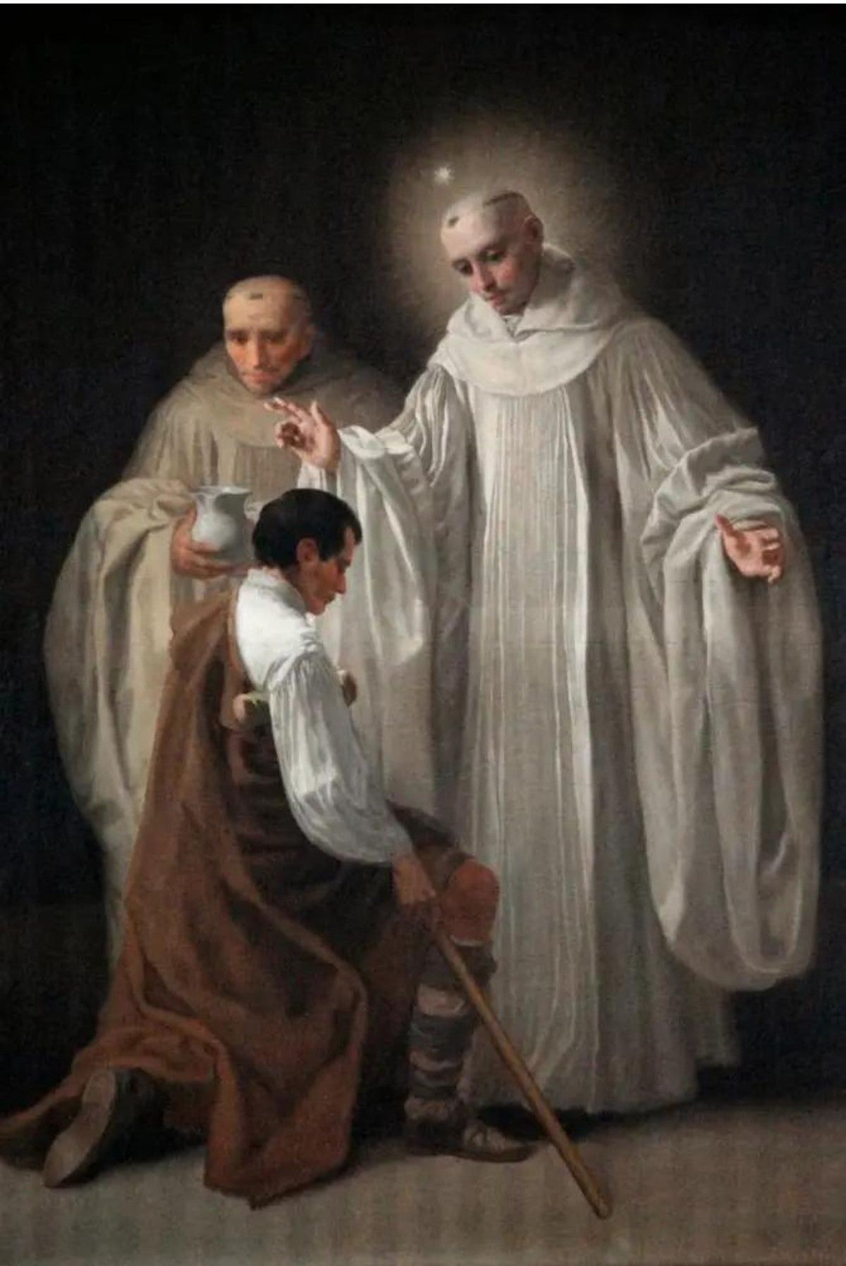 'San Bernardo y San Roberto', Francisco de Goya 1787.