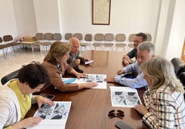 Reunión de trabajo en Tabanera de Cerrato.