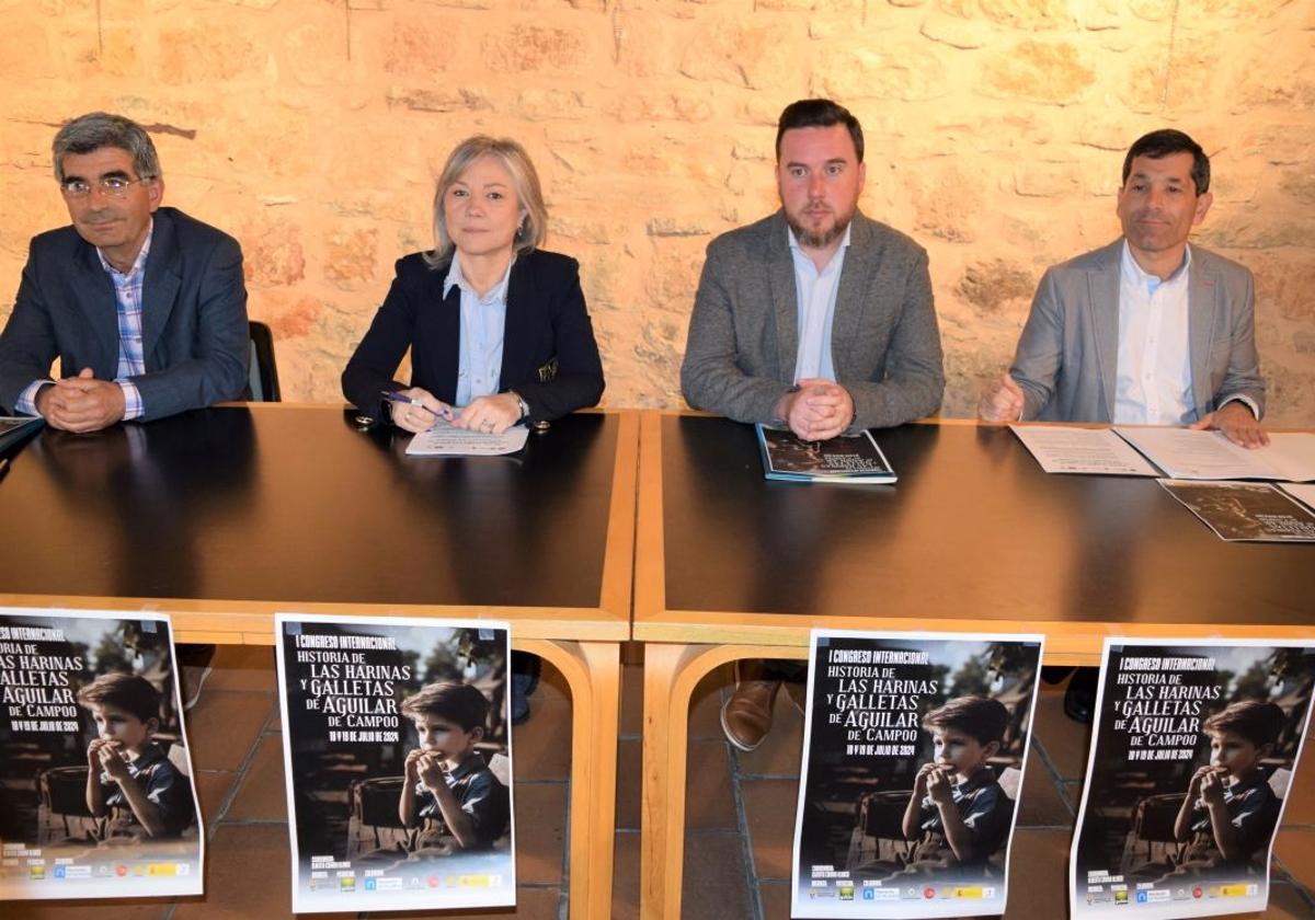 Presentación del congreso sobre las galletas de Aguilar.