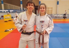 Carlota Cabaco e Ignacio Buch en Torneo Junior.