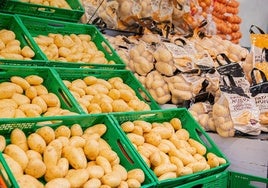 Patatas, en un supermercado de Mercadona.