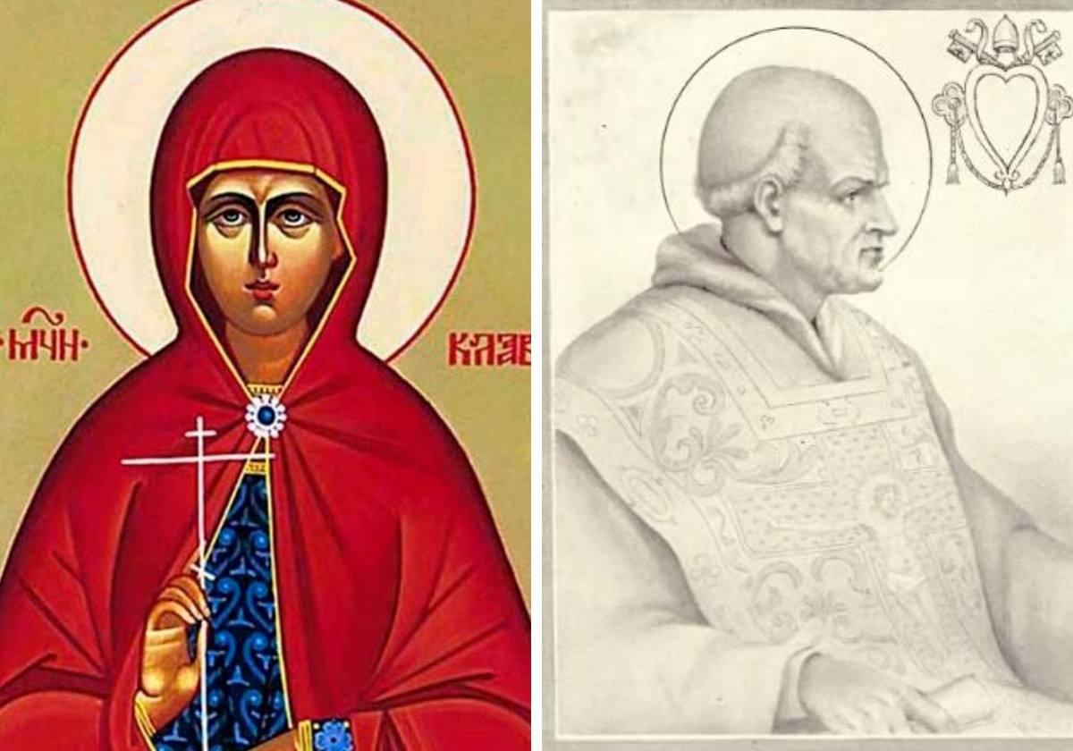 Santa Claudia Virgen y Martir y Juan I papa.