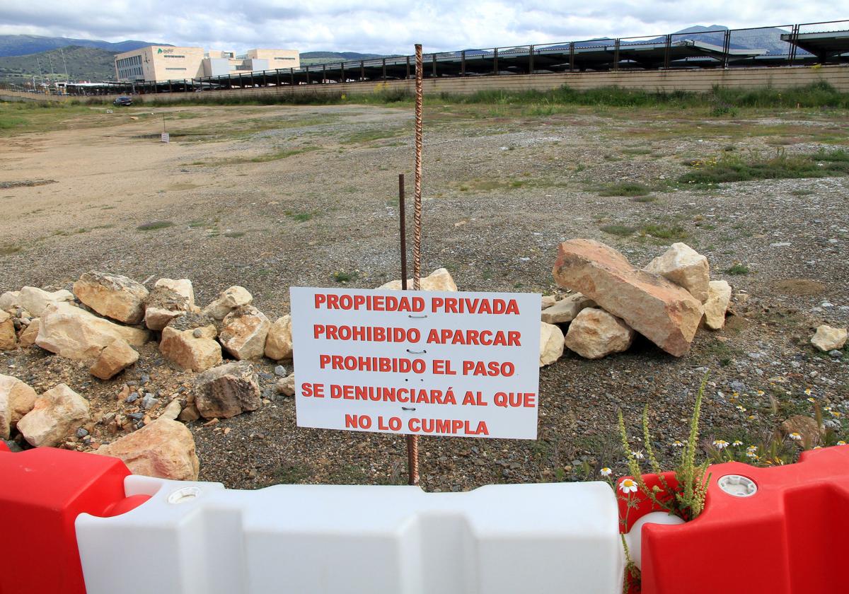 Parcelas junto a la estación del AVE de Segovia.