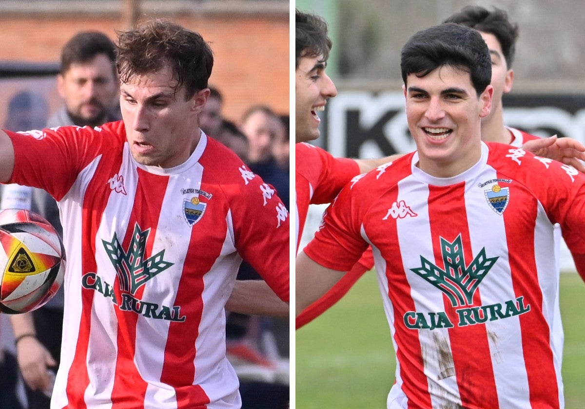 Chatún y Torres, goleadores del Atlético Tordesillas.