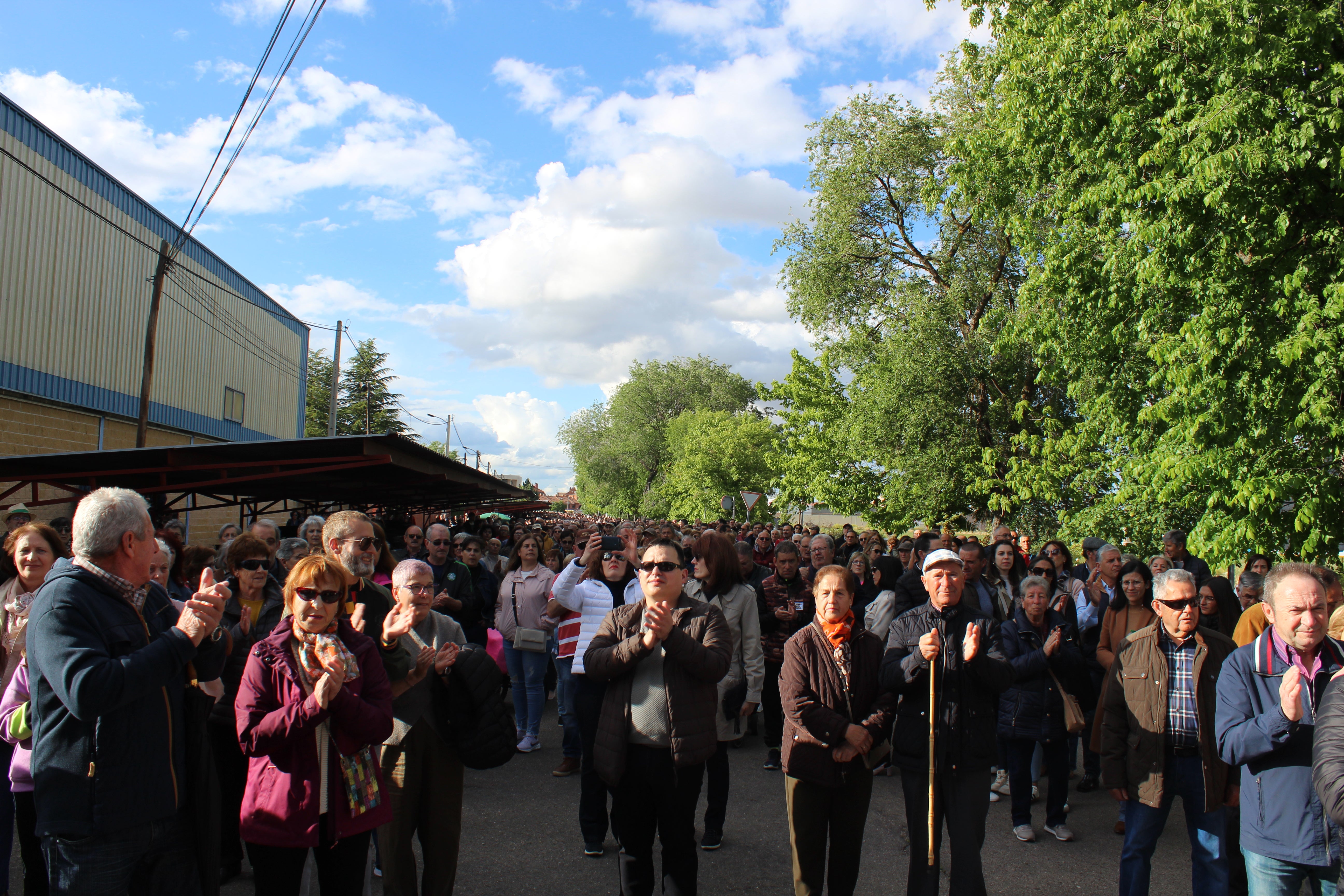 Manifestación en defensa del Hospital de Medina del Campo