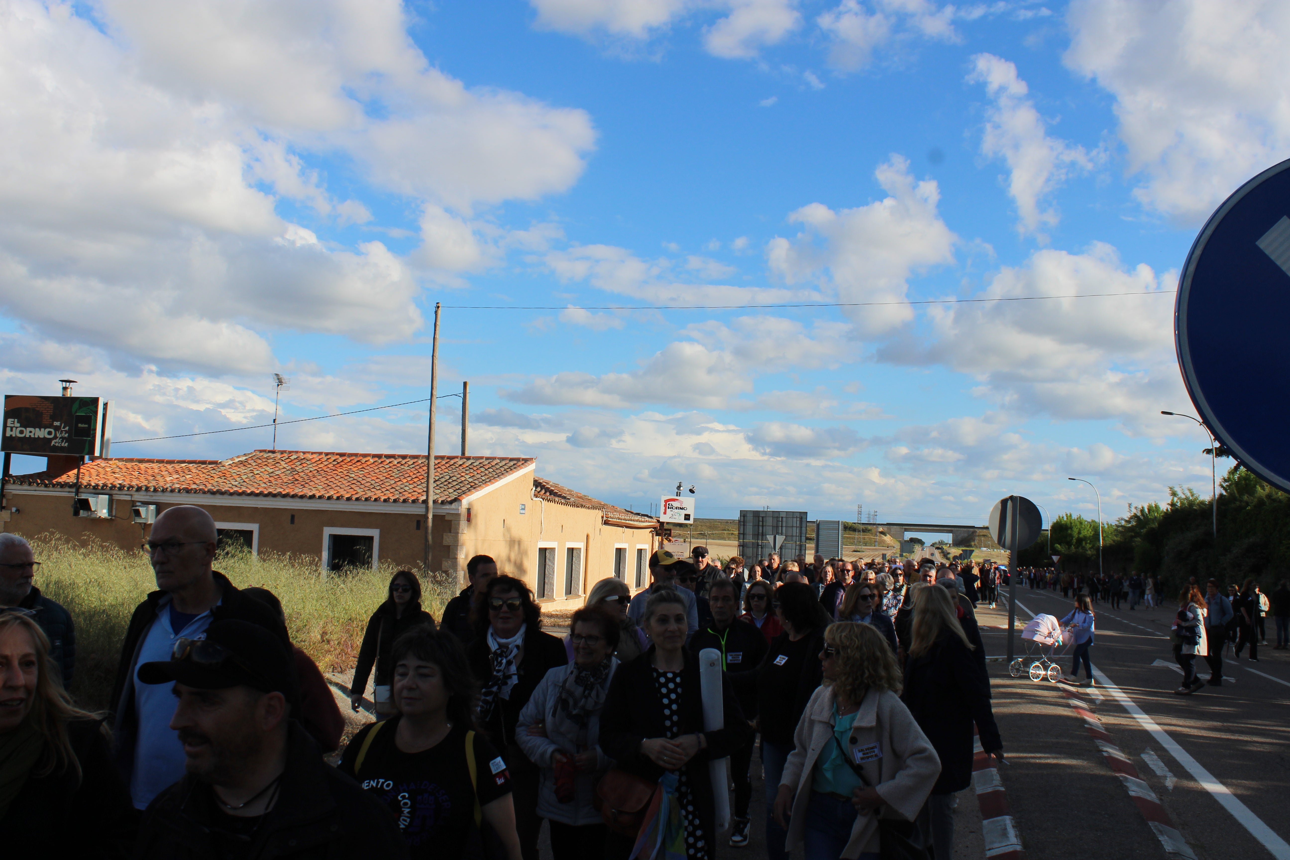 Manifestación en defensa del Hospital de Medina del Campo
