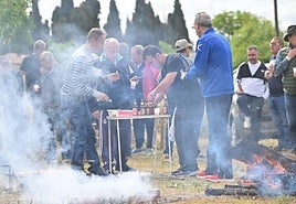 Celebración de la Virgen del Carmen de Extramuros, este lunes.