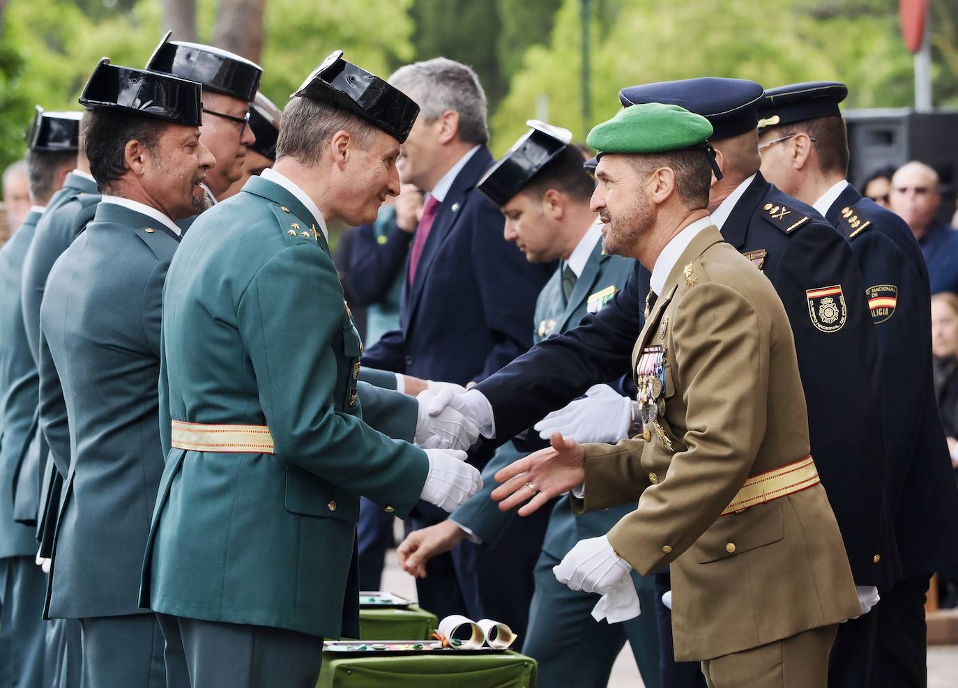 El homenaje de la Guardia Civil a 55 agentes fallecidos