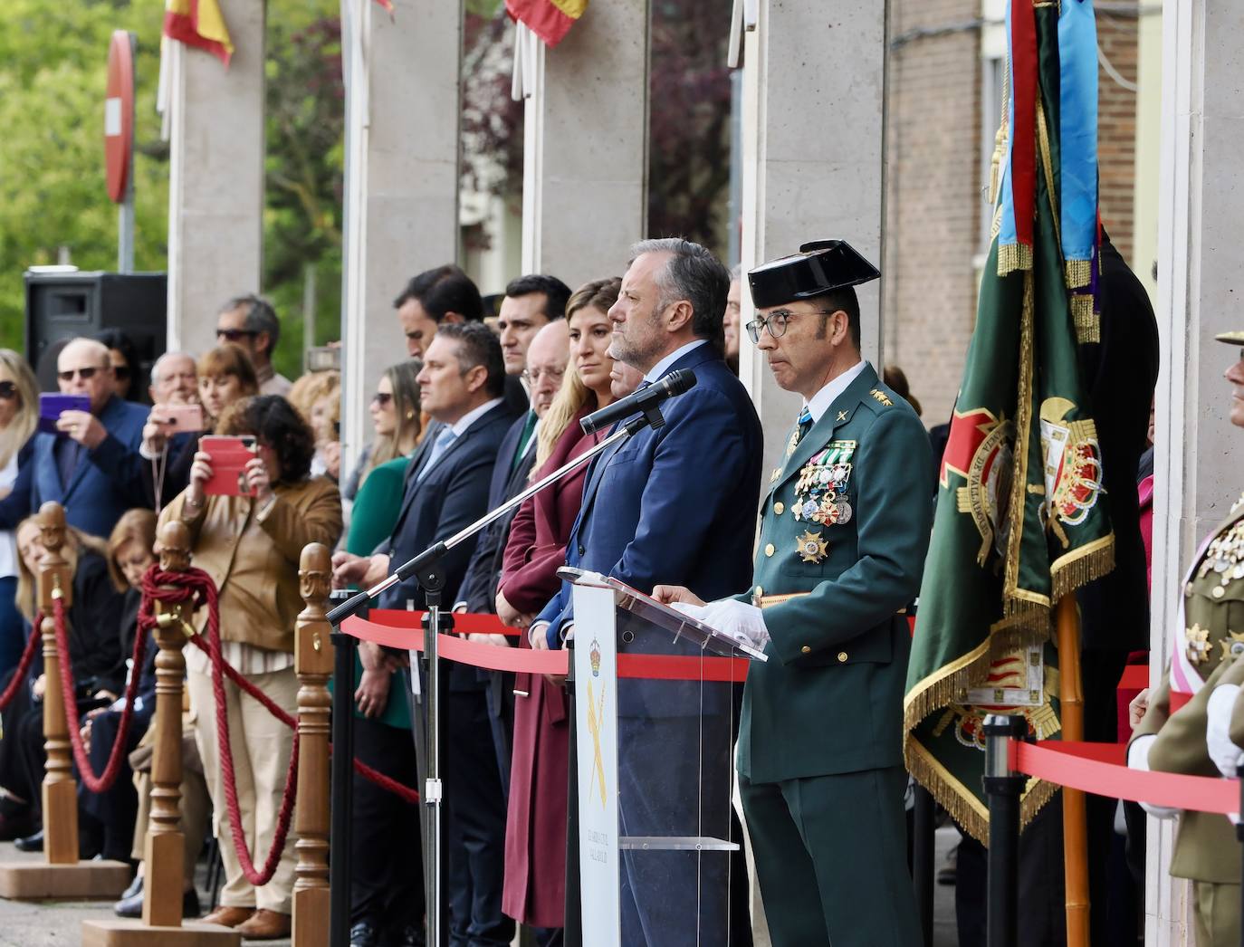 El homenaje de la Guardia Civil a 55 agentes fallecidos