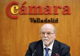 El consultor del Banco Mundial Mario Weitz, este martes en la Cámara de Comercio de Valladolid.