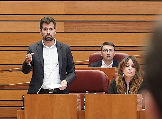 Luis Tudanca, en su intervención.