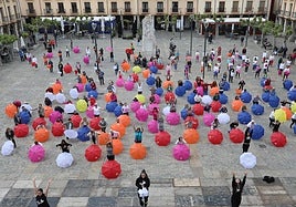 Grabación del flashmobe final con la escuela Smile.